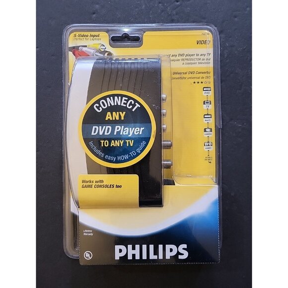 Philips RF Modulator Video RCA to Coaxial Converter Model PH61159 NEW SEALED - Picture 1 of 3